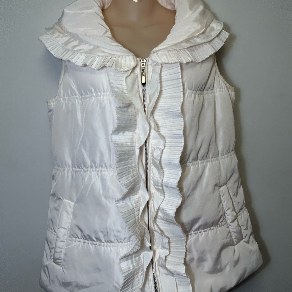 New stylish women's vest. For Cynthia brand. Vest length 22.5'. Size L. $45.